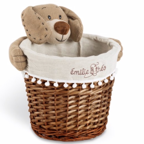 🐶 Émilie & Théo - Bay the dog round basket set - Picture 2 of 3